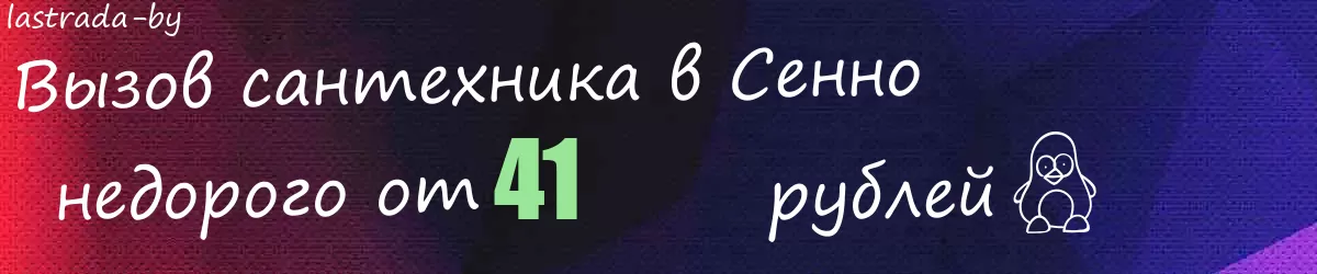 Сантехник в Сенно