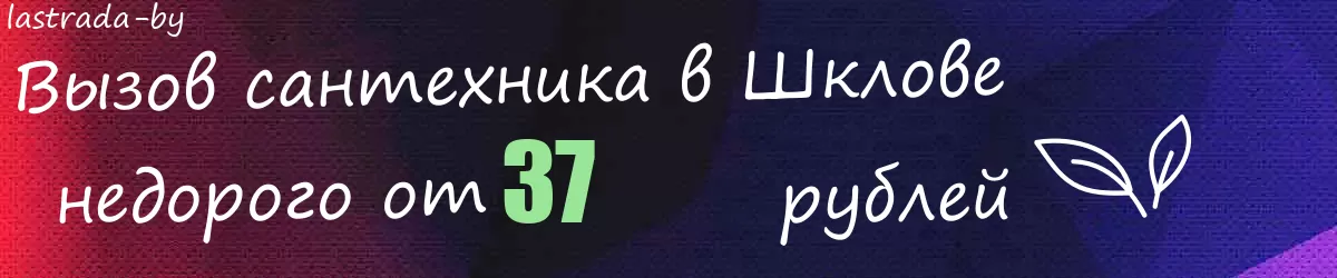 Сантехник в Шклове